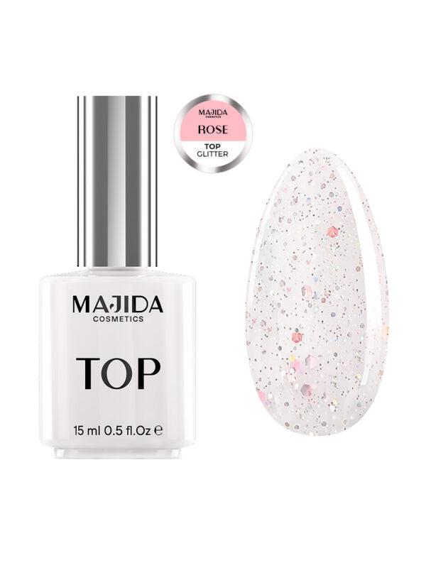 Majida Top Glitter Rose